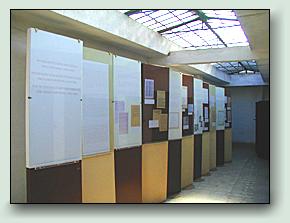 Stl expozice Internan tbor pro Nmce. Mal pevnost Terezn 1945-1948